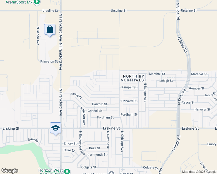 map of restaurants, bars, coffee shops, grocery stores, and more near 1202 North Chicago Avenue in Lubbock