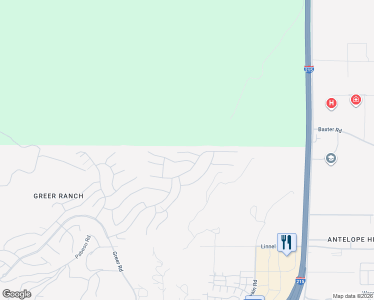 map of restaurants, bars, coffee shops, grocery stores, and more near 27546 Fern Pine Way in Murrieta