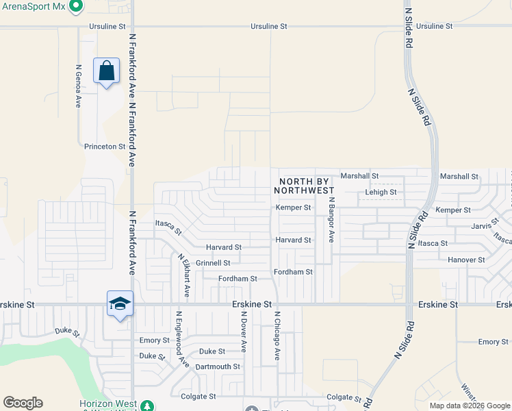 map of restaurants, bars, coffee shops, grocery stores, and more near 1202 North Chicago Avenue in Lubbock
