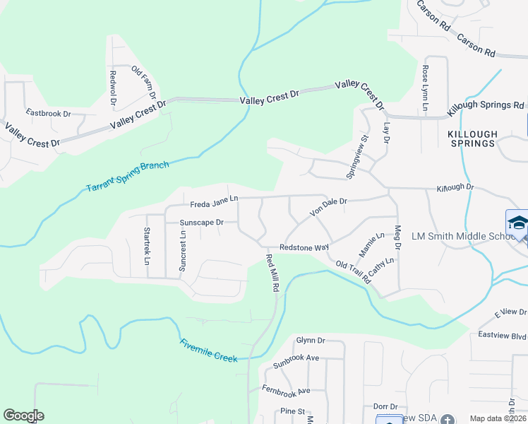 map of restaurants, bars, coffee shops, grocery stores, and more near 133 Redstone Drive in Birmingham