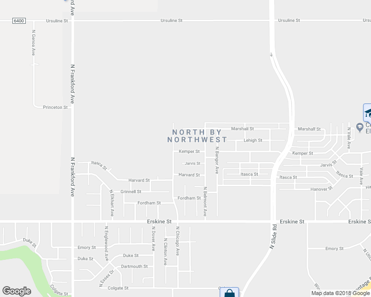 map of restaurants, bars, coffee shops, grocery stores, and more near 5410 Kemper Street in Lubbock