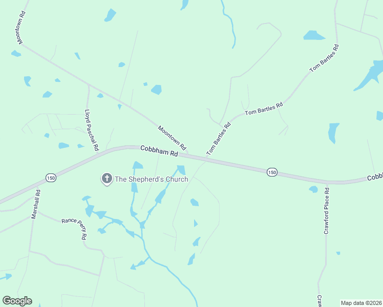 map of restaurants, bars, coffee shops, grocery stores, and more near 6613-6623 Cobbham Road in Appling