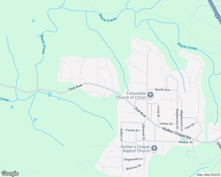 map of restaurants, bars, coffee shops, grocery stores, and more near 3401 Walker Chapel Road in Coalburg