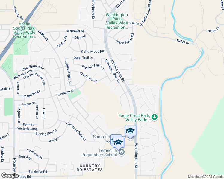map of restaurants, bars, coffee shops, grocery stores, and more near 32800 Tulip Ranch Circle in Winchester