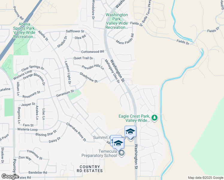 map of restaurants, bars, coffee shops, grocery stores, and more near 32800 Tulip Ranch Circle in Winchester