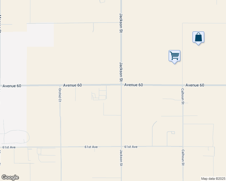 map of restaurants, bars, coffee shops, grocery stores, and more near 82955 Avenue 60 in Thermal