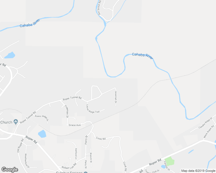 map of restaurants, bars, coffee shops, grocery stores, and more near 7612 Roper Tunnel Road in Trussville