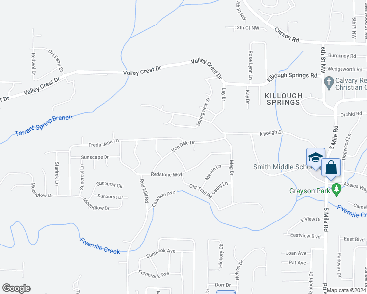 map of restaurants, bars, coffee shops, grocery stores, and more near 120 Von Dale Drive in Birmingham