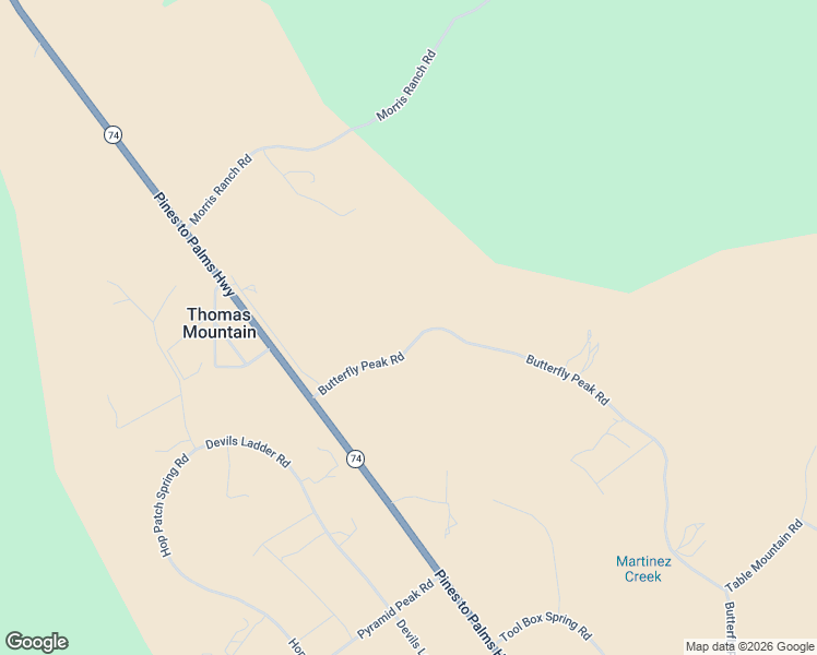 map of restaurants, bars, coffee shops, grocery stores, and more near 35371 Butterfly Peak Road in Mountain Center