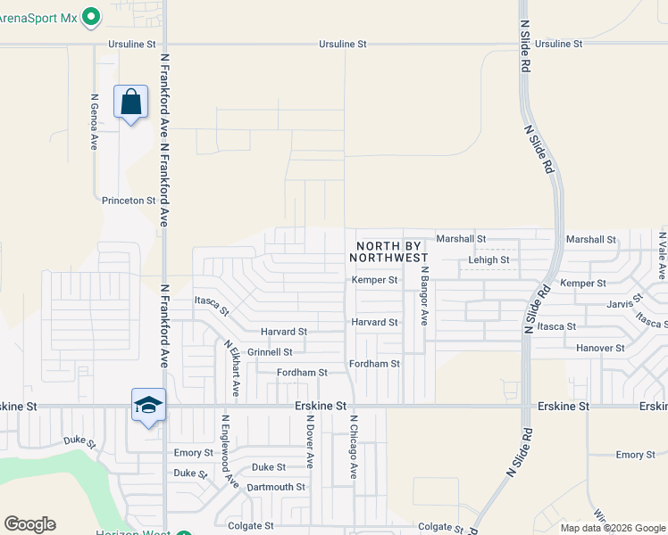 map of restaurants, bars, coffee shops, grocery stores, and more near 1202 North Chicago Avenue in Lubbock