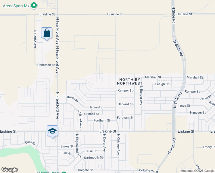 map of restaurants, bars, coffee shops, grocery stores, and more near 1202 North Chicago Avenue in Lubbock