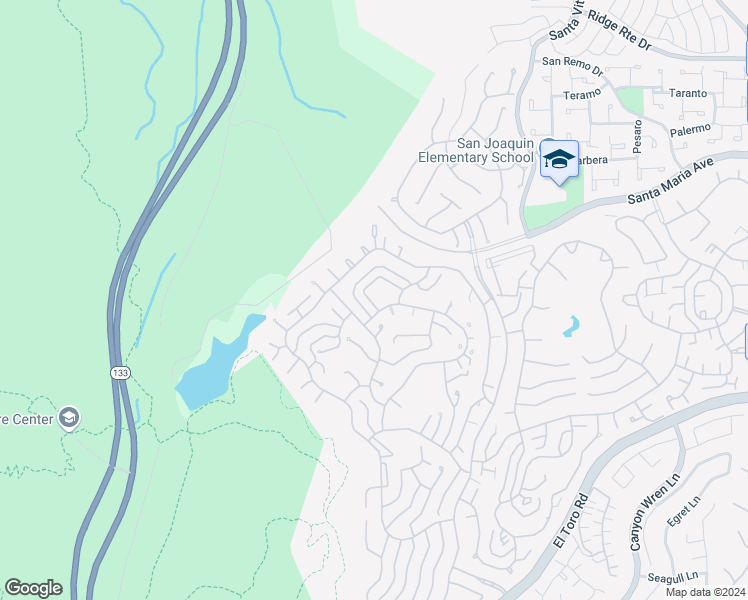 map of restaurants, bars, coffee shops, grocery stores, and more near in Laguna Hills