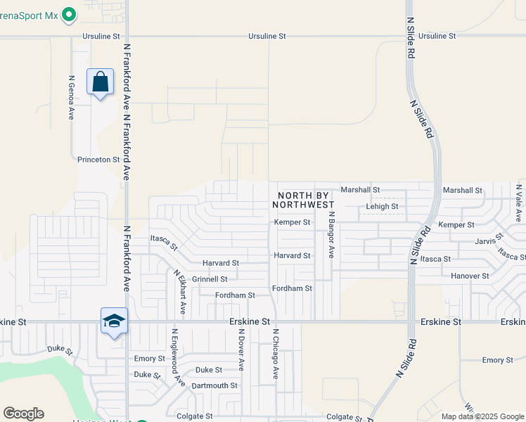 map of restaurants, bars, coffee shops, grocery stores, and more near 1202 North Chicago Avenue in Lubbock
