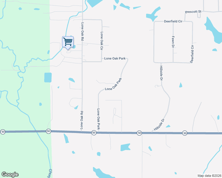 map of restaurants, bars, coffee shops, grocery stores, and more near Lone Oak Park in West Point