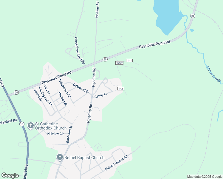 map of restaurants, bars, coffee shops, grocery stores, and more near 10 Taylor Drive in Aiken