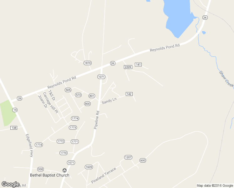 map of restaurants, bars, coffee shops, grocery stores, and more near 14 Taylor Drive in Aiken