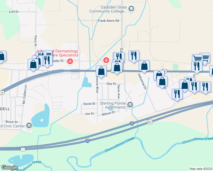map of restaurants, bars, coffee shops, grocery stores, and more near 100 Bennett Street in Oxford