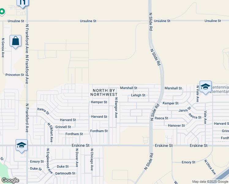 map of restaurants, bars, coffee shops, grocery stores, and more near 1308 North Belmont Avenue in Lubbock