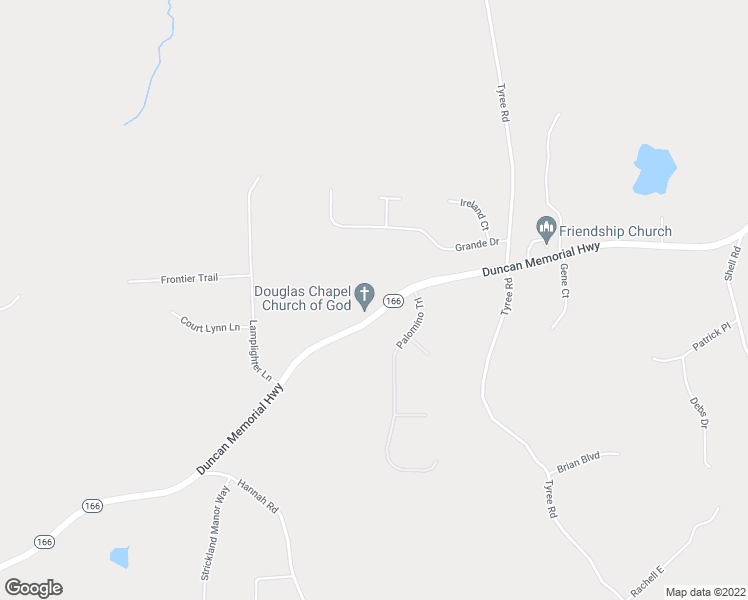 map of restaurants, bars, coffee shops, grocery stores, and more near 9636 Georgia 166 in Winston