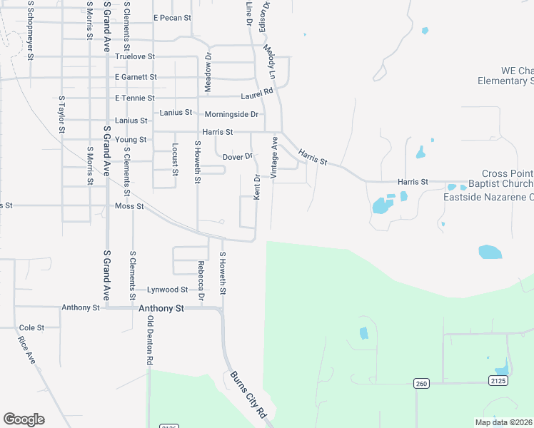map of restaurants, bars, coffee shops, grocery stores, and more near 1121 Vintage Avenue in Gainesville