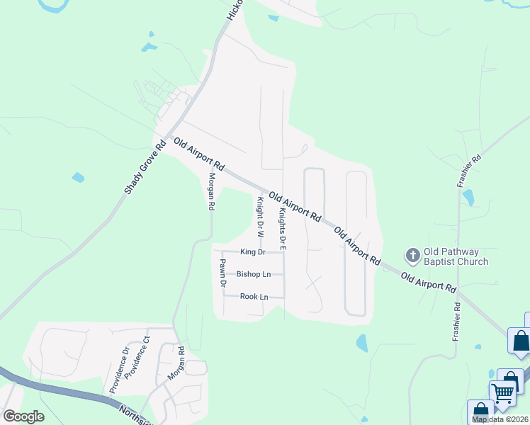 map of restaurants, bars, coffee shops, grocery stores, and more near 30 Knight Drive West in Carrollton