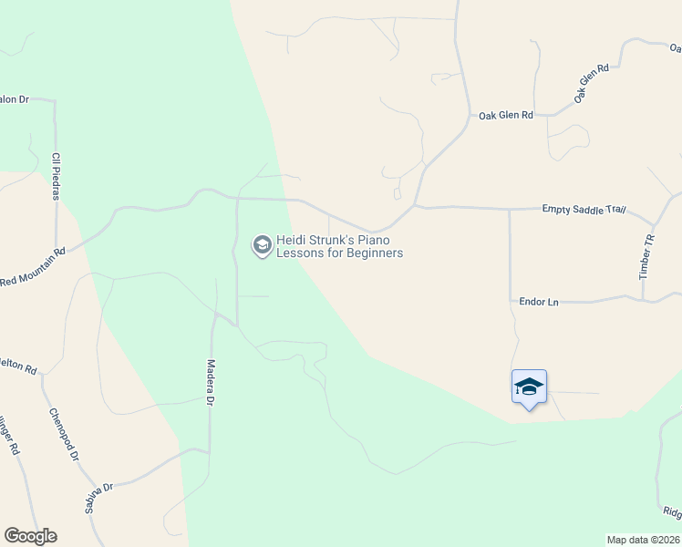 map of restaurants, bars, coffee shops, grocery stores, and more near 31111 Red Mountain Road in Hemet