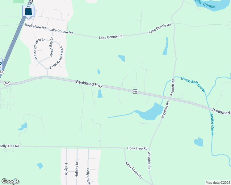 map of restaurants, bars, coffee shops, grocery stores, and more near 3045 Georgia 166 in Carrollton