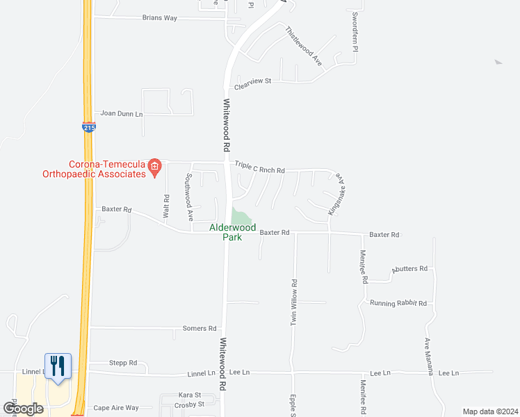 map of restaurants, bars, coffee shops, grocery stores, and more near 34884 Star Jasmine Place in Murrieta