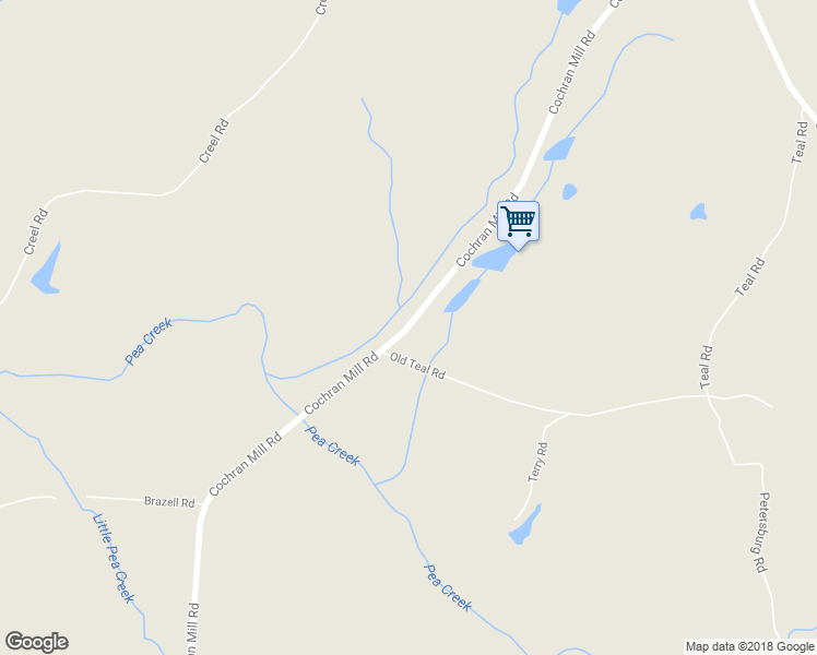 map of restaurants, bars, coffee shops, grocery stores, and more near 4965 Cochran Mill Road in Fairburn