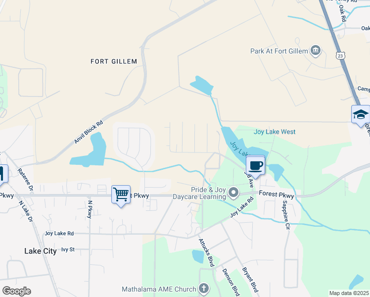 map of restaurants, bars, coffee shops, grocery stores, and more near 5170 2nd Street in Morrow