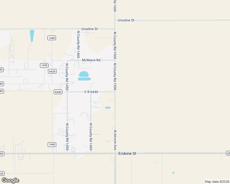 map of restaurants, bars, coffee shops, grocery stores, and more near 1303 County Road 1500 in Lubbock