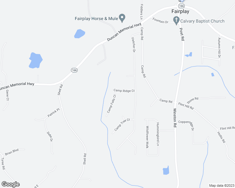 map of restaurants, bars, coffee shops, grocery stores, and more near 7002 Camp Falls Court in Winston