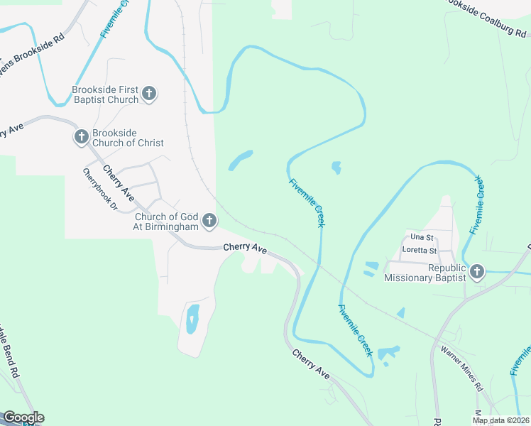 map of restaurants, bars, coffee shops, grocery stores, and more near 3165 Cherry Avenue in Birmingham