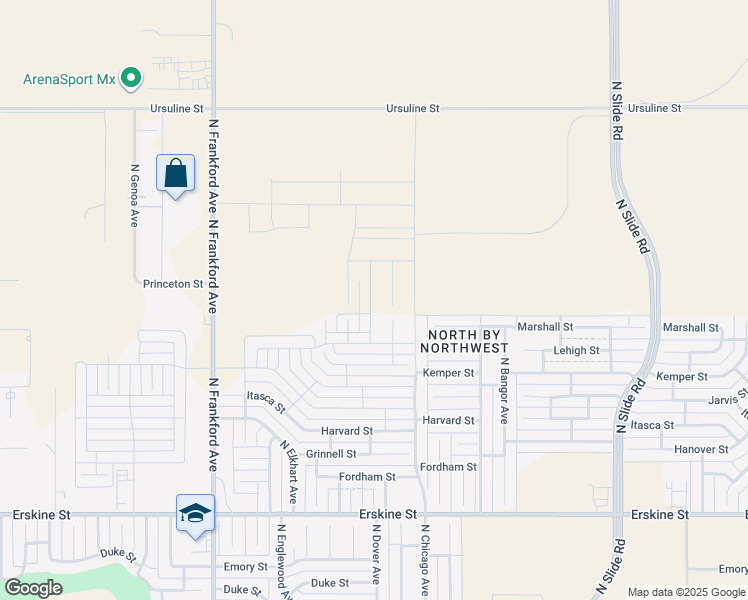 map of restaurants, bars, coffee shops, grocery stores, and more near 1218 North Chicago Avenue in Lubbock