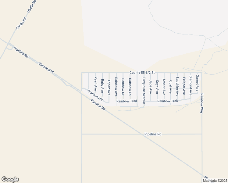 map of restaurants, bars, coffee shops, grocery stores, and more near 49674 Rainbow Avenue in Quartzsite