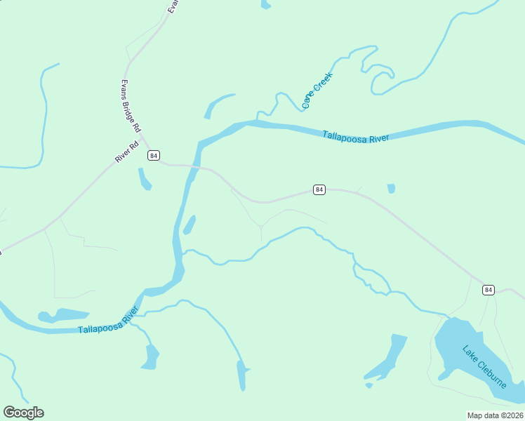 map of restaurants, bars, coffee shops, grocery stores, and more near 3470 County Road 84 in Heflin