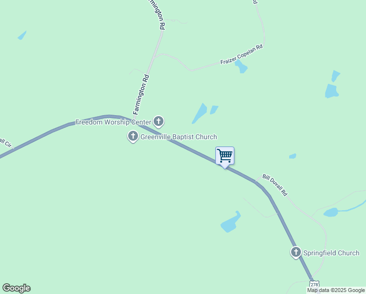 map of restaurants, bars, coffee shops, grocery stores, and more near 5833-5899 Jefferson Davis Road in Greensboro