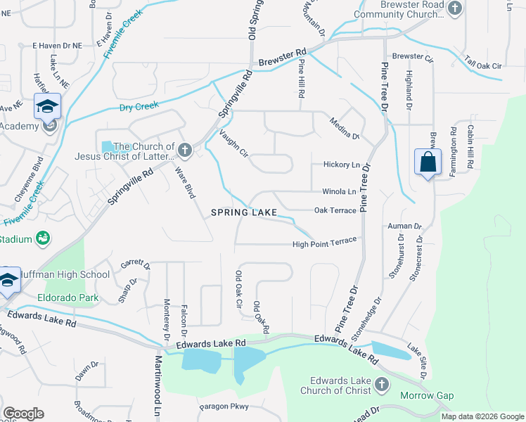 map of restaurants, bars, coffee shops, grocery stores, and more near 1344 Juniper Drive in Birmingham