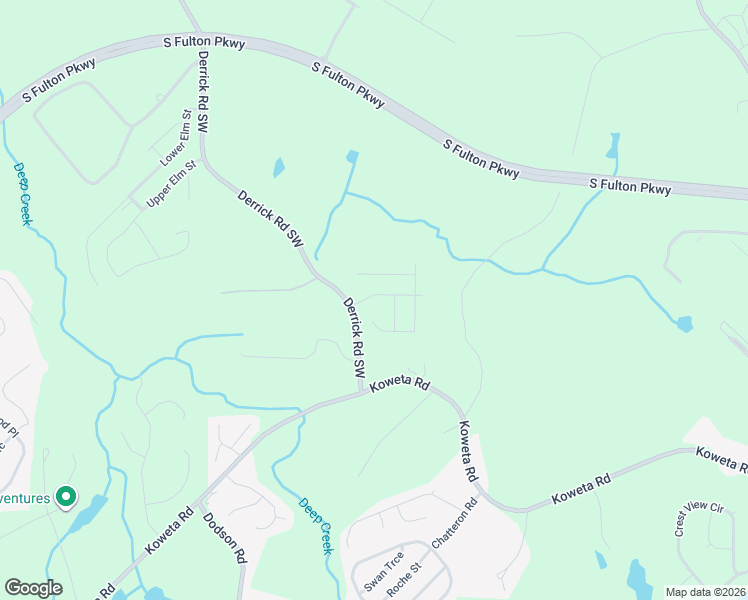 map of restaurants, bars, coffee shops, grocery stores, and more near 5744 Graywind Trail in Atlanta