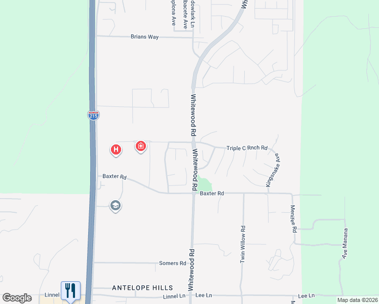 map of restaurants, bars, coffee shops, grocery stores, and more near 28428 Desert Varnish Way in Murrieta