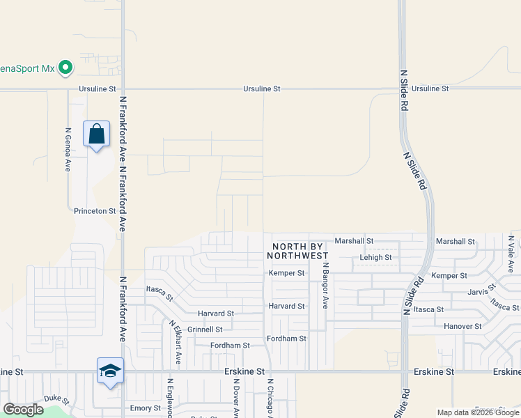 map of restaurants, bars, coffee shops, grocery stores, and more near 1218 North Chicago Avenue in Lubbock