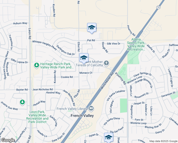 map of restaurants, bars, coffee shops, grocery stores, and more near 34826 Mediterra Circle in Winchester