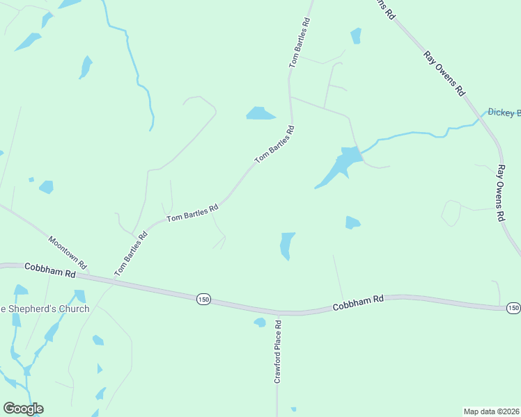 map of restaurants, bars, coffee shops, grocery stores, and more near 3343 Tom Bartles Road in Appling