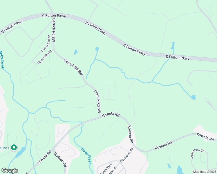 map of restaurants, bars, coffee shops, grocery stores, and more near 5720 Graywind Trail in Atlanta