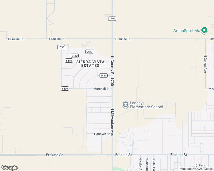 map of restaurants, bars, coffee shops, grocery stores, and more near 6502 County Road 6430 in Lubbock