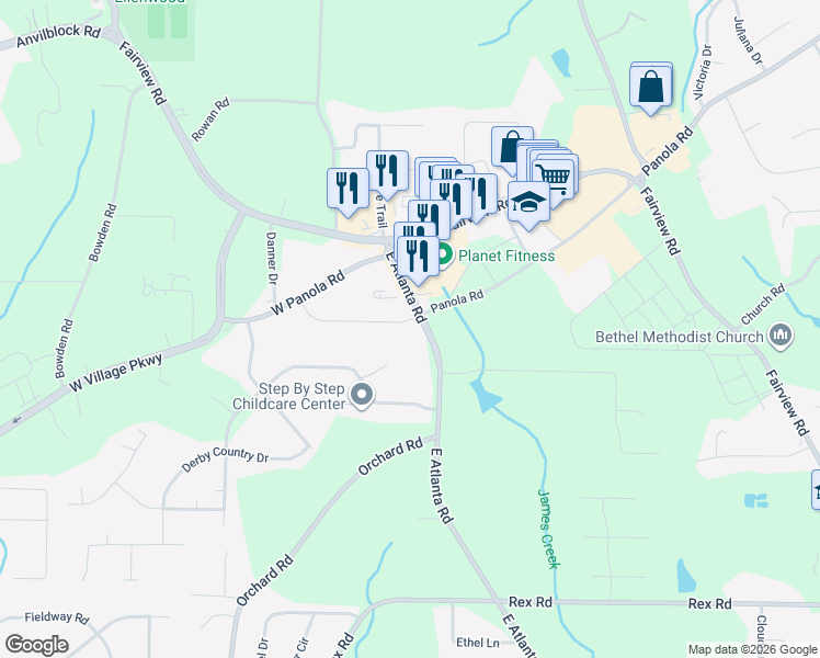 100 Leyland Cypress Way, Ellenwood GA Walk Score