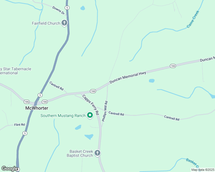 map of restaurants, bars, coffee shops, grocery stores, and more near 6821 Phillips Mill Road in Douglasville