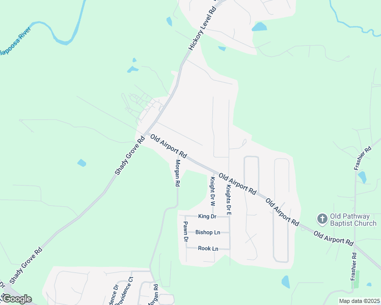 map of restaurants, bars, coffee shops, grocery stores, and more near 120 Old Airport Road in Carrollton