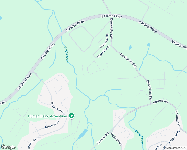 map of restaurants, bars, coffee shops, grocery stores, and more near 5123 Upper Elm Street in Atlanta