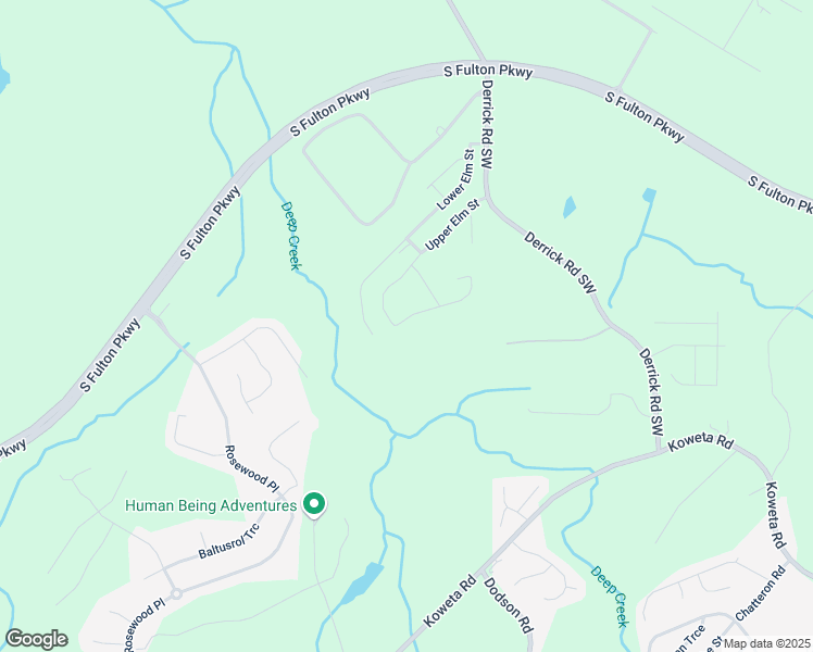 map of restaurants, bars, coffee shops, grocery stores, and more near 5123 Upper Elm Street in Atlanta
